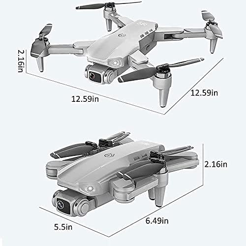 QIYHBVR dronovi sa kamerom za odrasle 4k, 2 baterije GPS sklopivi Početnik RC Quadcopter UAV nadograđena