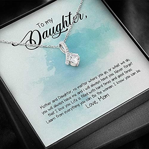 Nakit za karticu, ručno rađena ogrlica - kćeri poklon od mame - poklon majke kćeri - AB BB663