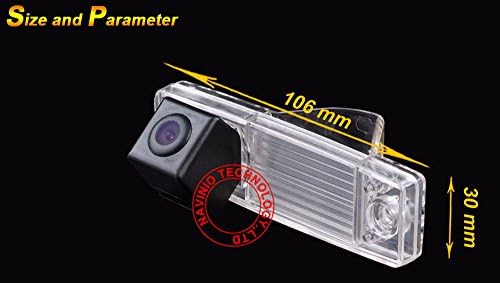 Navinio Recomp kamera za automobil, vodootporan retračni prikaz Licenjska ploča za stražnju stražnju stražnju