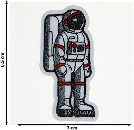 JPT - Astronaut MAN izvezeni aplicirani željezo / šiva na zakrpama Značka slatka logo PATCH na prsluk