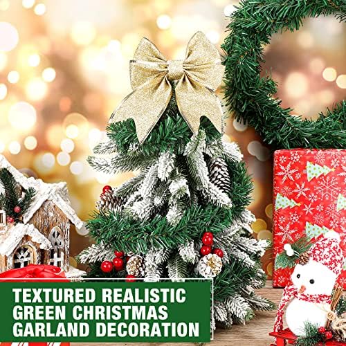 108 stopa Božićni vijenac 6 pramca Tinsel Garland Holiday Decoration Garland Umjetni zelenilo Pine
