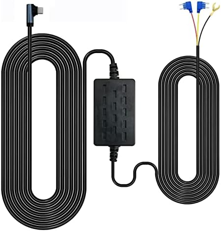 Bestsee Dash Cam Hardwire Kit, ACC Tvrdi žica Kabel za punjač kabela 12V- 24V do 5V automatskog punjača