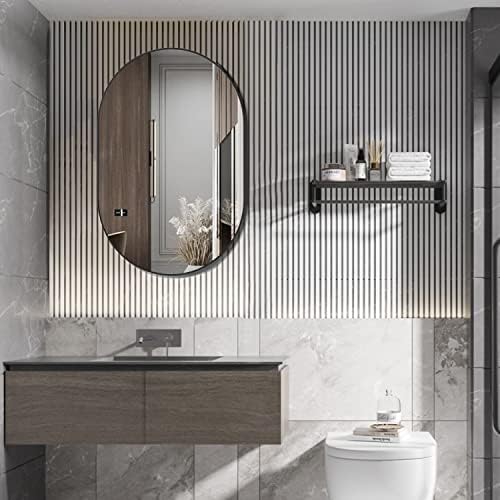 NEUWEABY ovalno ogledalo za kupatilo kapsula zidno ogledalo za ispraznost, 20 x30 ogledala za