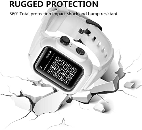45 mm Apple sat serije 8 Serija 7 vodootporna futrola, peiyui Apple sat i otporan na udarce za seriju 8/7 robusna zaštitna futrola