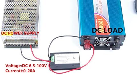DC 6,5-100V 20A Amperage Power Energy brojilo DC Volt AMP meteri monitor LCD digitalni displej sa