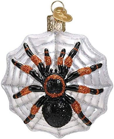 Old World Božić Tarantula staklo vazduh ukrasi za jelku