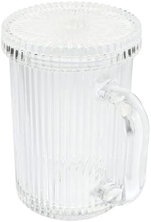 Bestonzon Clear Staklene šalice kafe staklena čaša od 2 staklena šolja reljefne staklene čaše