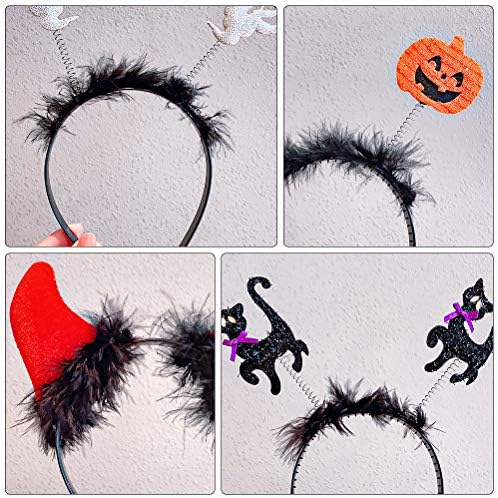 Partykindom Halloween Devil Rog traka za kosu za kosu Halloween Dječji kosu za glavu Halloween za Noć