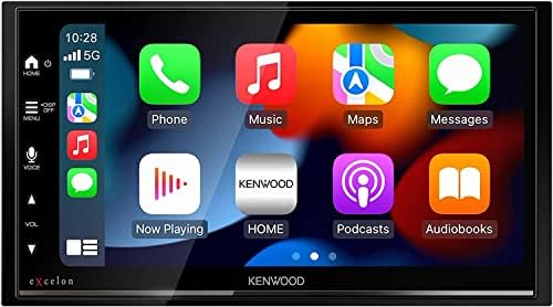 Kenwood DMX709S Excelon 6,95-inčni kapacitivni ekran osetljiv na dodir, stereo, carplay i android Auto, Bluetooth,