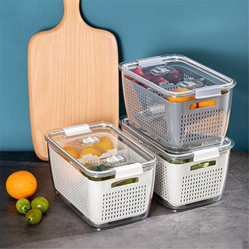 IOLMNG frižider ispraznite kutiju za čuvanje svežeg vazduha, dvoslojno odvajanje, smrznuto skladište voća, povrća i hrane, zatvoreno skladište u odeljku