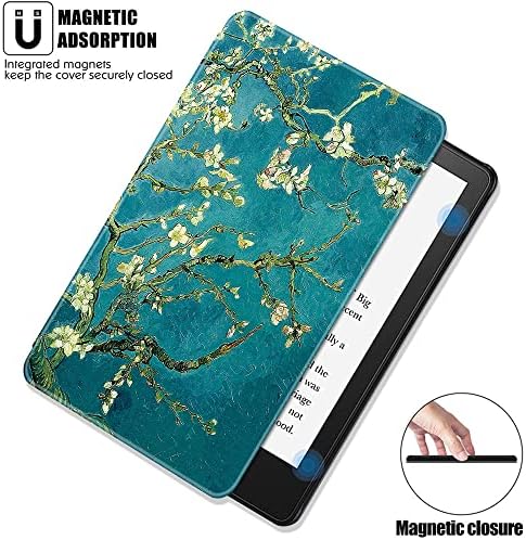 JNSHZ 2021 Kindle Paperwhite 5 11. generacije 6,8 inča PU kožna futrola Magnetic Smart Cover Premium Edition