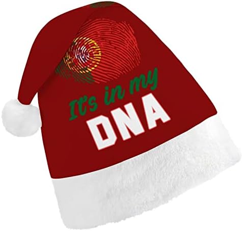 Portugal to je u mojoj DNK Božić šešir Santa šešir Funny Božić kape Holiday Party kape za žene / muškarci
