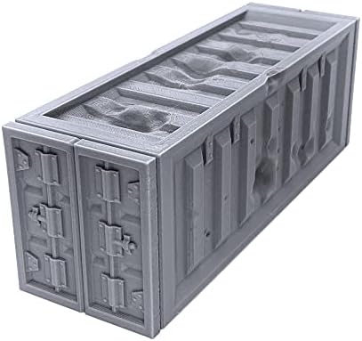 Teretni kontejneri, 3D štampani stolni RPG pejzaž i teren za ratne igre za minijature od 28 mm