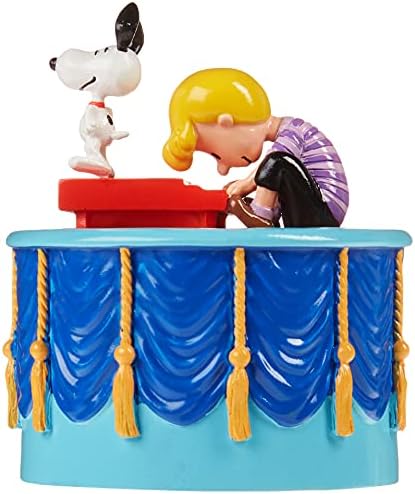 Odjel 56 Kikiriki Village Pribor Snoopy Ples animirane muzičke figurice, 3,71 inč, višebojni