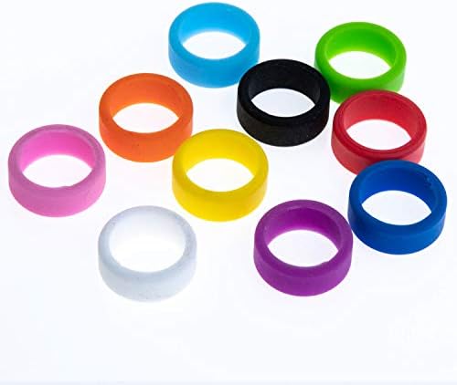 Grifiti Band Joes .8 x .25 Mali silikonski gumeni trake prstenovi za brtvi za brtvu Hrana za kuhanje izdržljivih kutija Omotajte 20 paketa