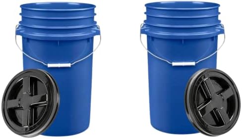 Kuća Naturals 7 galona plava kanta za kontejnere sa vijkom na nepropusnom poklopcu za hranu-BPA besplatno-proizvedeno