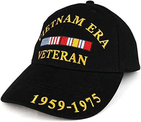 Veteran vijetnamske ere od 1959. do 1975. vezena strukturirana pamučna bejzbol kapa