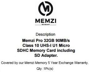 MEMZI PRO 32GB Klasa 10 90MB/s Micro SDHC memorijska kartica sa SD adapterom za Sony HandyCam HDR-CX ili HDR-PJ