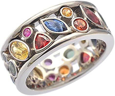 2023 Novi prsten za prsten dame bakar 610 dragulje Elegantne nakit Veličina vjenčanja Bijela prstena zvona prstena