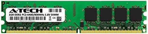 A-Tech 1GB RAM zamjena za ključni CT2CP12864AA800 | DDR2 800MHz PC2-6400 UDimm ne-ECC 240-pinski DIMM memorijski