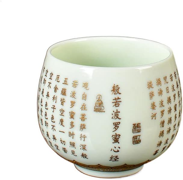 Lemail WIG Heart Sutra Cup Kupca Ceramički čaj za keramiku Jednokutni Kung Fu Tea Master 心经杯