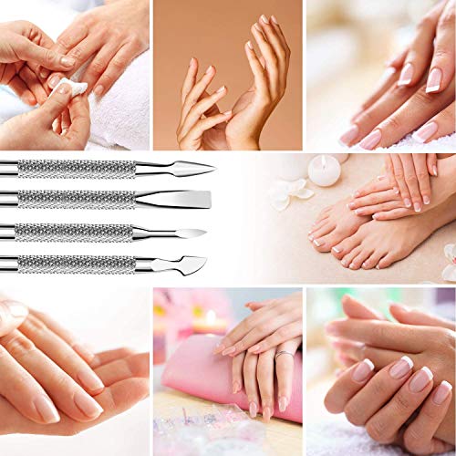 Set potiskivača i rezača zanoktica, alati za čišćenje noktiju mrtve kože, profesionalni odstranjivač