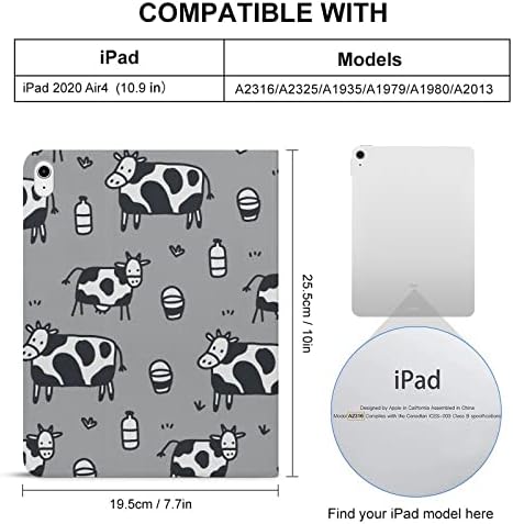 Cartoon Krav uzorak Funny Case kompatibilan za iPad 2020 / iPad Pro 2021 / iPad AIR4 / AIR5