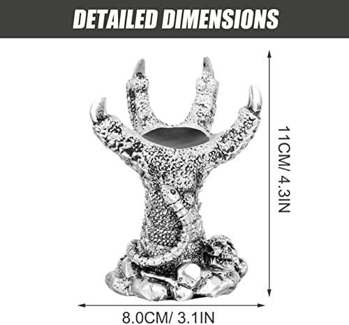 Veemoon Crystal Ball štand Dragon Claw Spher Holder Geometry Globe Skladišni stalak za prikaz podloga za kućni stol ukras