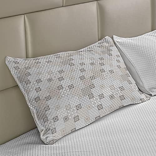 AMESONNE ISTOČNI Pleteni jastuk, orijentalni karirani uzorak rešetki stil Patchwork Design Mozaik ukrasni