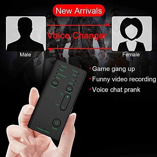 Lhllhl Novi menjač glasa Mini prenosivi 8 Modulator za promenu glasa sa podesivim glasovnim funkcijama telefon