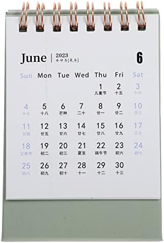 Nuobesty Kancelarijski kalendar za uređenje 2022-2023 Mini stolni kalendar 2023 Kalendar Desk