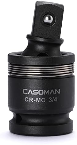 CASOMAN 3/4-inčni udarni univerzalni spoj, CR-MO, utičnice za u-spojeve, fleksibilan, dizajn