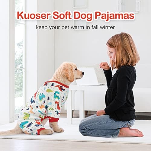 Kuoser Mekani pas Pajamas Dinosaur PJS PET kombinezon za kućne ljubimce Odjeća za kućne ljubimce Odjeća za pse