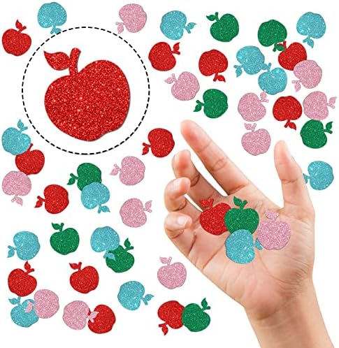 Innoru voće Apple šarene konfete, rođendan, voćna tema Apple Stolni ukrasi konfeti