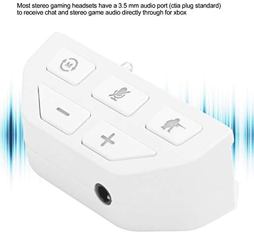 Kosdfoge adapter za slušalice za Xbox One bežične igre sa 3,5 mm audio luka i funkcionalnosti chata.