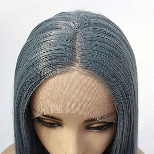 XZGDEN perike perika stilske perike kompatibilne sa ženskom sijedom dugom ravnom kosom, kapuljačom od hemijskih