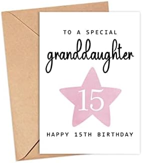MoltDesigns za posebnu unuku - Sretna čestitka za 15. rođendan - 15 godina - Petnaestogodišnjakinja-Pink