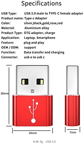Boxwave adapter Kompatibilan sa BOSE SoundLink Flex - USB-A do C portchanger, USB tip-C OTG USB-a Pretvori