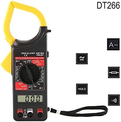 Zuqiee digitalni stezaljci DT266 Digitalni trenutni stezaljki zujalica Podaci za nošenje Ne-kontaktnim