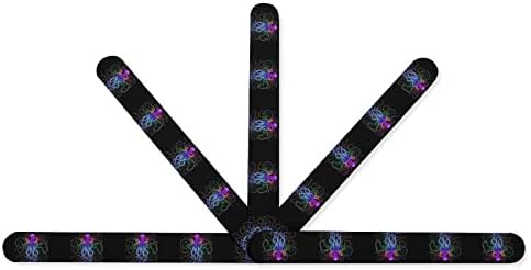 Elegantna boja elegantna kosunska datoteka za nokte s dvostrukim obostranim noktima trake Emery ploče Alati za