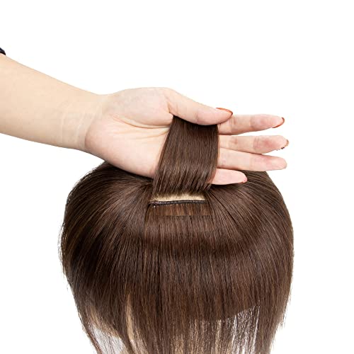 Boymia 10 inčni nevidljivi Toperi za ljudsku kosu sa šiškama za žene Remy ljudska kosa ručno izrađena