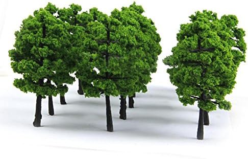 Bjlongyi 20 Model drveća mikro pejzažna dekoracija simulacija Drvo voz Željeznica Diorama Wargame