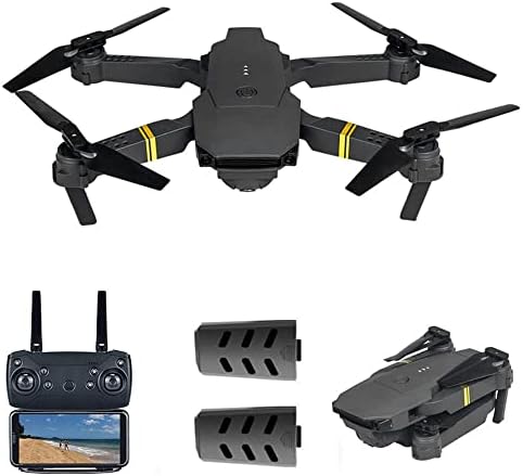 UJIKHSD dronovi sa kamerom za odrasle, 4k FPV Drone za djecu početnike, sklopivi WiFi RC Quadcopter sa torbicom za nošenje 2 baterije, zadržavanje visine, kontrola pokreta, Igračke Pokloni za dječake djevojčice