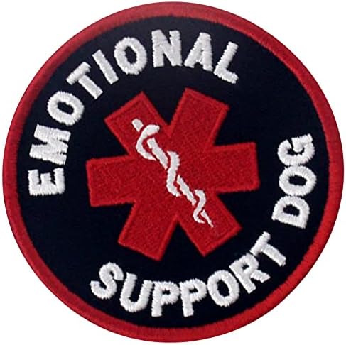 Tailwag Planet servis Dog EMS emocionalna podrška MORALE TACTICAL PATCH EMZOIDED BADGE Grb začvršćenja