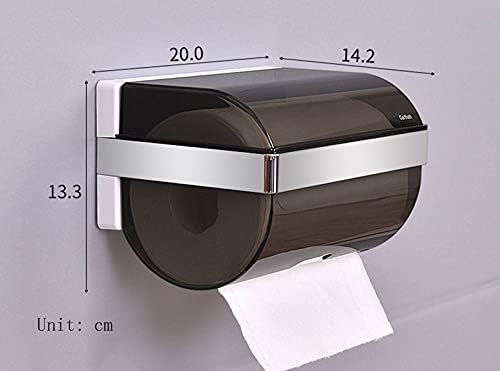 FXBZA Nema bušenja WC držač papira, ABS, kupaonica Držač tkiva, zidna papirnati ručnik Dispenser-D