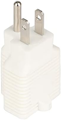 [2-pack] Nema 15 ampera do 20 AMP utikač adapter nema 5-15 / 20R 15 AMP-a za domaćinstvo na 20 amp T-lopatice AC električni adapter bijeli