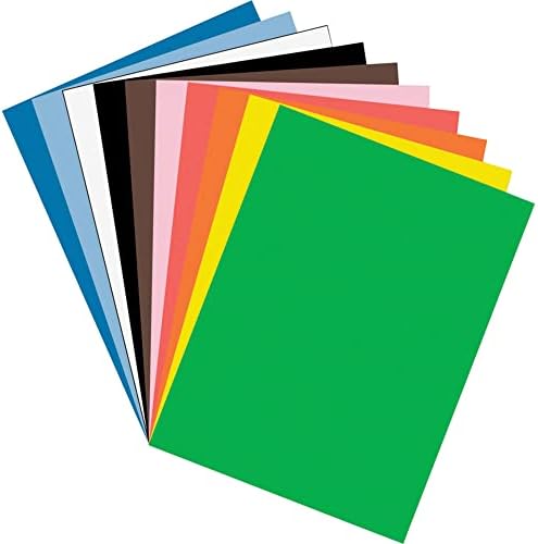 Tru-ray Građevinski papir, 50% reciklirane, različite boje, 9 x 12, pakovanje od 50
