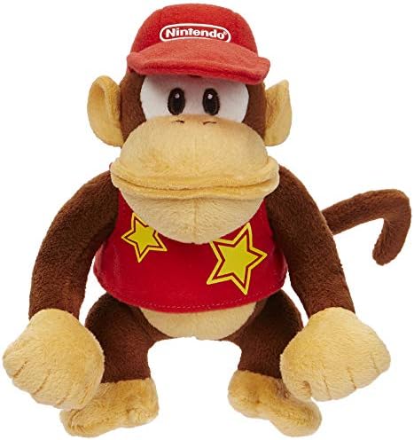 World of Nintendo 88807 Diddy Kong Mario Bros u Plush