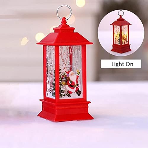 Ruluti Božić lampioni, Led Santa Claus fenjer viseća lampa za Božić odmor stol dekoracije