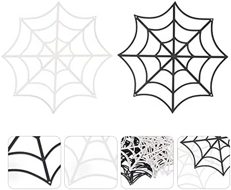 Vanjske igračke 12pcs Halloween Spider Webs Dekorativni pauki Zabavni ukrasi Dekor za slavlje